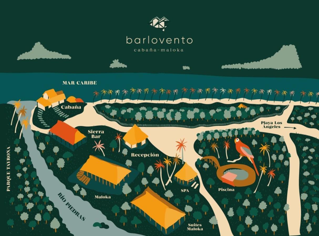 Finca Barlovento Cabana, Tayrona Los Naranjos Eksteriør billede